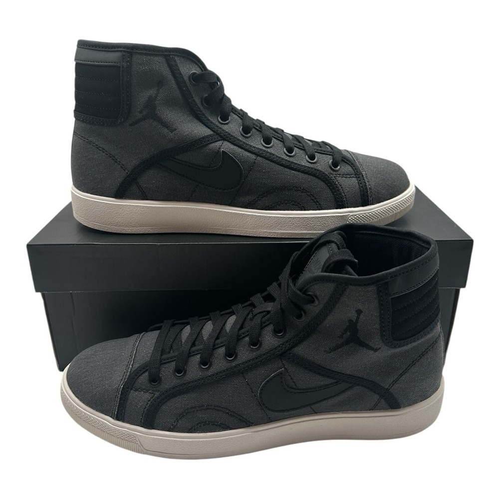 Air Jordan Sky High OG Shoes Mens 9.5 Black Sail Grey White Sneakers 819953-011